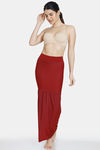 Zivame All Day Flared Mermaid Reversible Saree Shapewear - Brown Rose — thumbnail 8